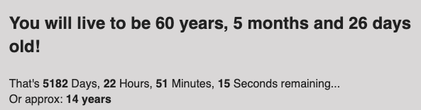 death clock
